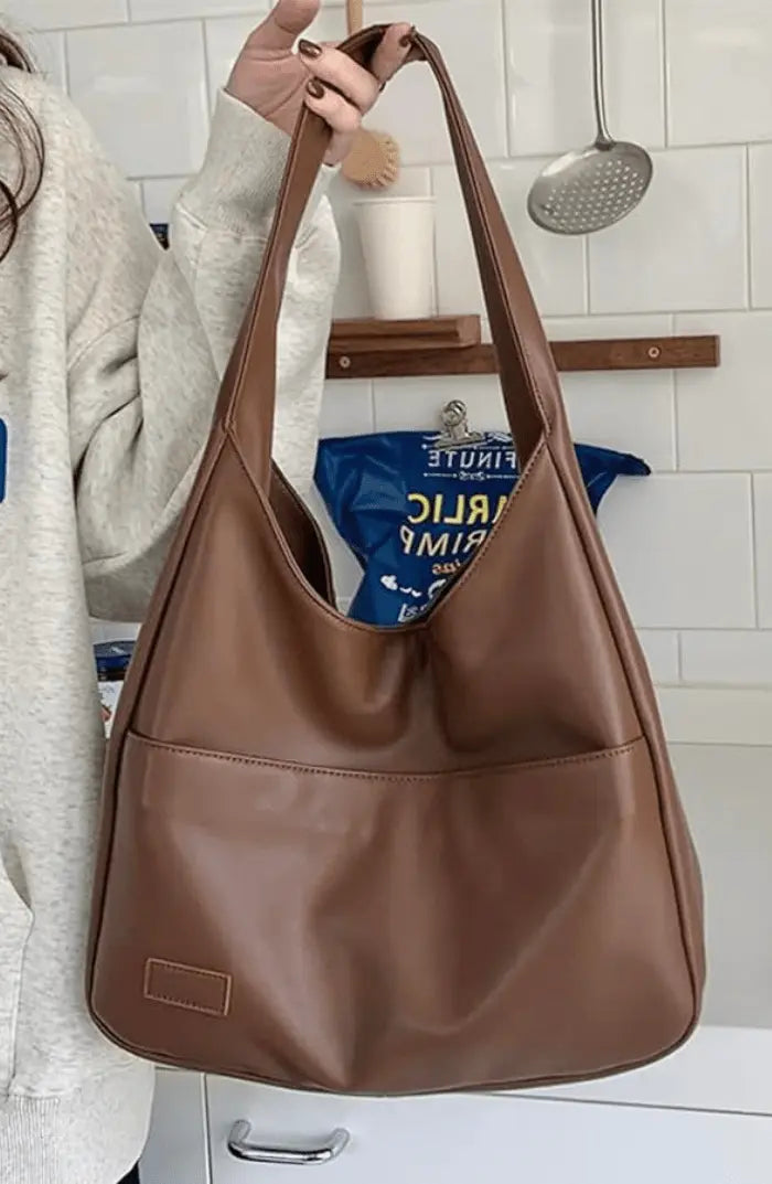 Vintage Schultertasche mit Zeitgemäßer Funktion für Frauen